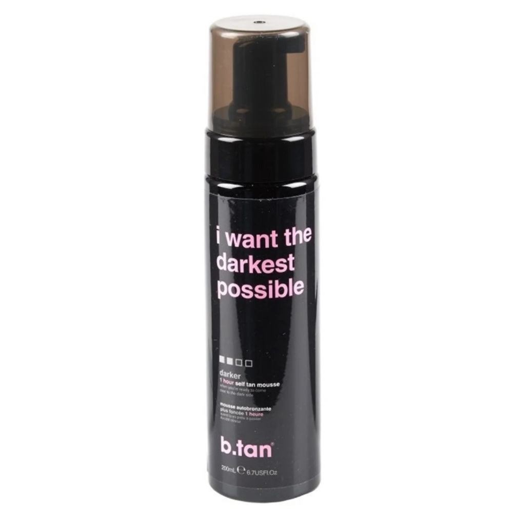 b.tan 1 hour self tan mousse DARKER, self tanner, summer
